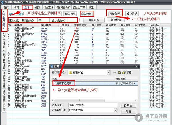 淘寶關鍵字優(yōu)化軟件